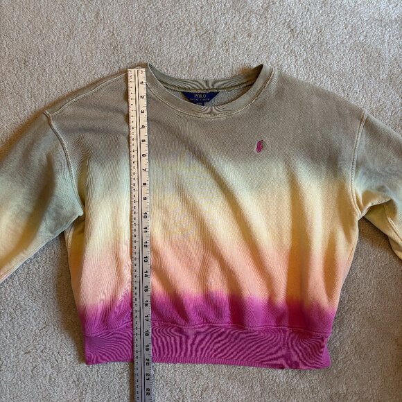 Polo Ralph Lauren Ombre French Terry Cotton/ Polyester Blend Crewneck Sweater - Picture 7 of 10